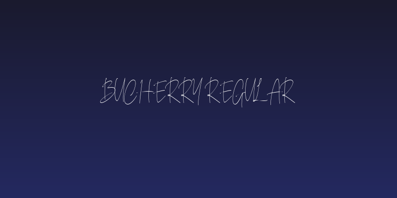 Bucherry Regular Social Header