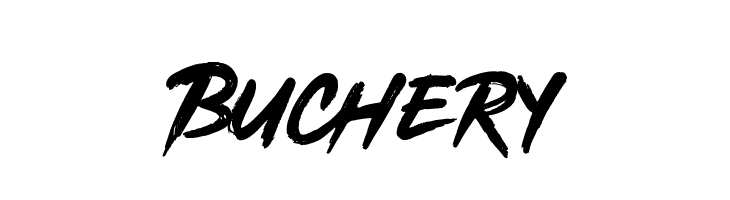 Buchery  Скачать бесплатные шрифты