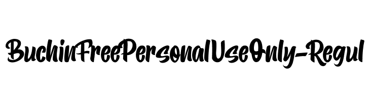 BuchinFreePersonalUseOnly-Regul  नि: शुल्क फ़ॉन्ट्स डाउनलोड