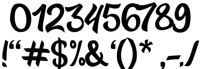 BuchinFreePersonalUseOnly-Regul Font OTHER CHARS
