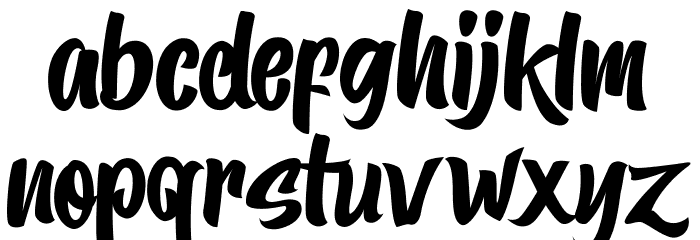 BuchinFreePersonalUseOnly-Regul Font LOWERCASE