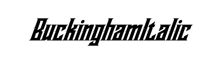 Buckingham Italic  baixar fontes gratis