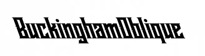 Buckingham Oblique  baixar fontes gratis