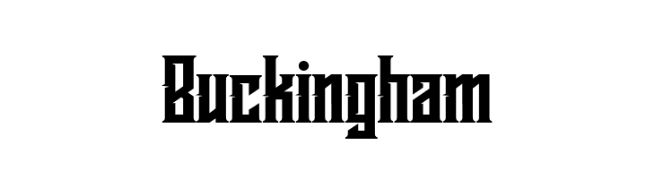 Buckingham  font caratteri gratis