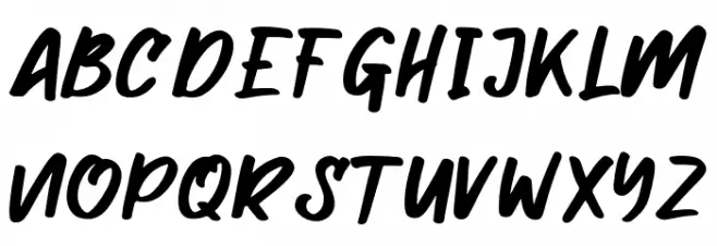 Buckles フォント 大文字