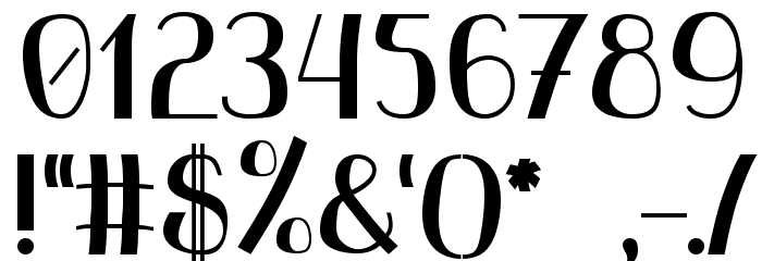 Buckley Junior Font OTHER CHARS