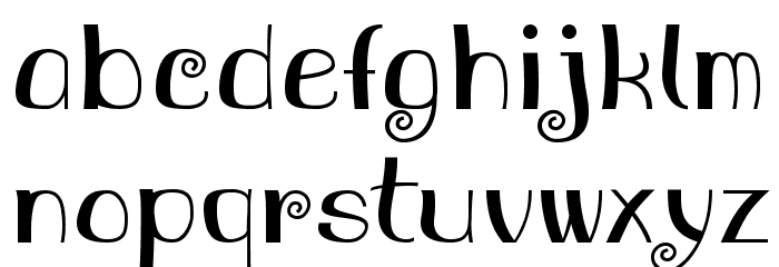 Buckley Junior Font LOWERCASE