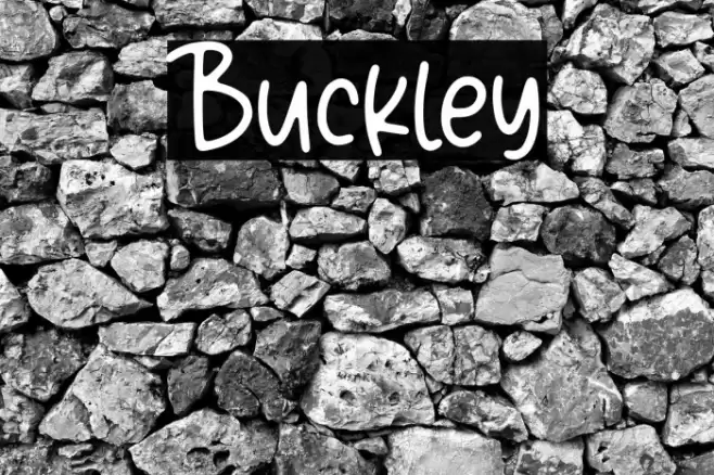 Buckley Font examples