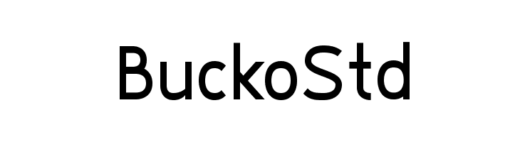 BuckoStd Font