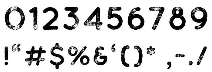 BuckwheatTCSans-Rough Font OTHER CHARS