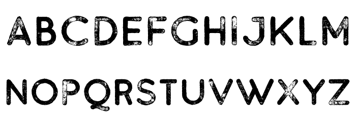 BuckwheatTCSans-Rough Font UPPERCASE