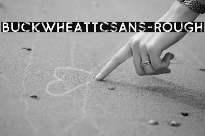BuckwheatTCSans-Rough Example 3