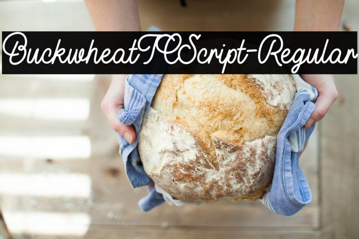 BuckwheatTCScript-Regular Example 2