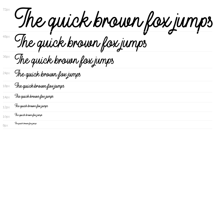 BuckwheatTCScript-Regular Waterfall