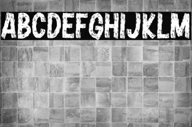 Buco Nero Font examples