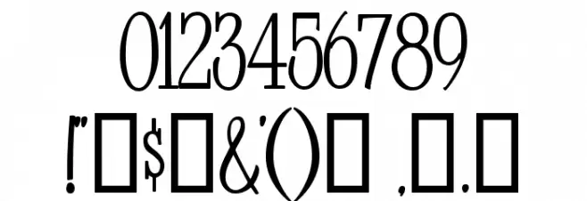 Bud Easy Medium Font OTHER CHARS