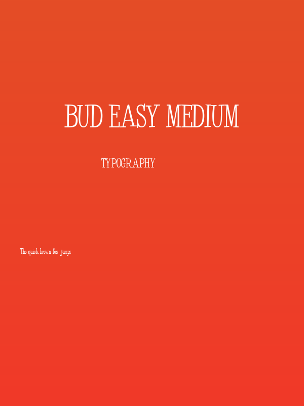 Bud Easy Medium Poster