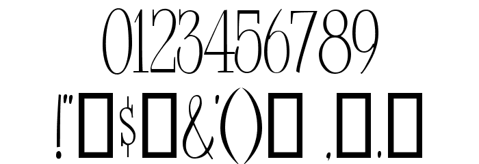 Bud Easy Normal Font OTHER CHARS