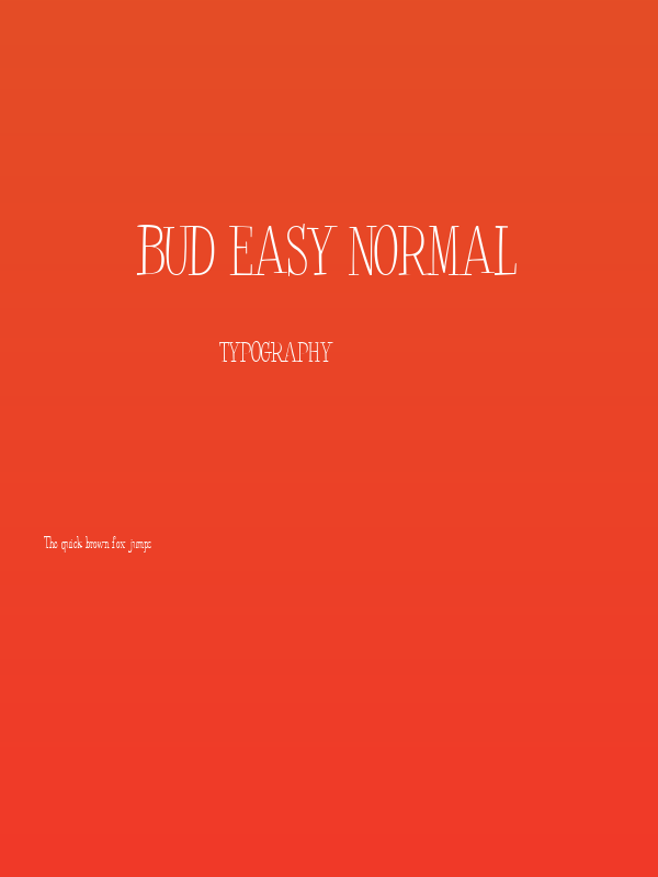 Bud Easy Normal Poster