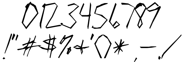 BudAngular Font OTHER CHARS