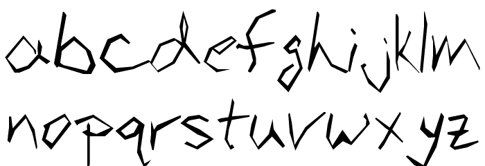 BudAngular Font LOWERCASE