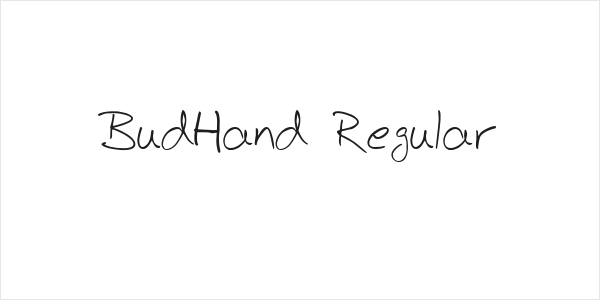 BudHand Regular Logo