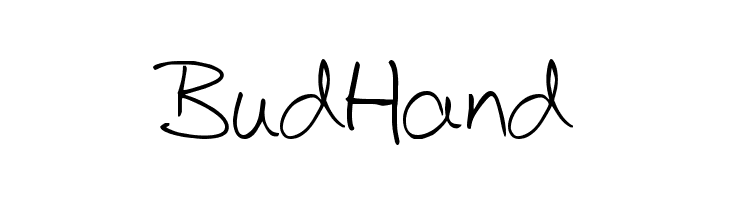 BudHand  baixar fontes gratis