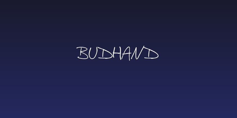 BudHand Social Header