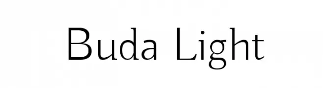 Buda Light  नि: शुल्क फ़ॉन्ट्स डाउनलोड