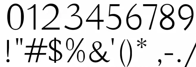 Buda Font OTHER CHARS