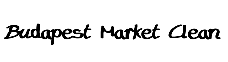 Budapest Market Clean  font caratteri gratis
