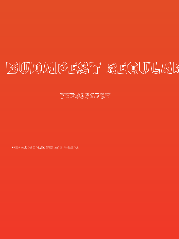 Budapest Regular Poster