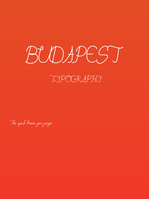 Budapest Poster