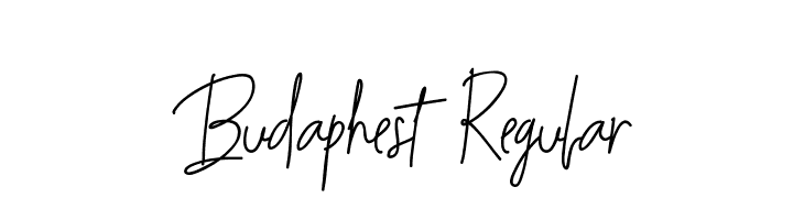 Budaphest Regular  Free Fonts Download