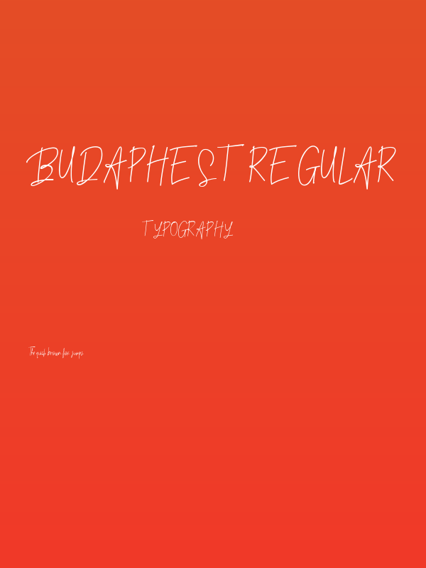 Budaphest Regular Poster