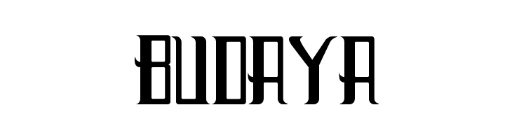 Budaya  Frei Schriftart Herunterladen