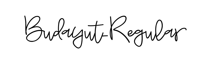 Budayut-Regular  Free Fonts Download