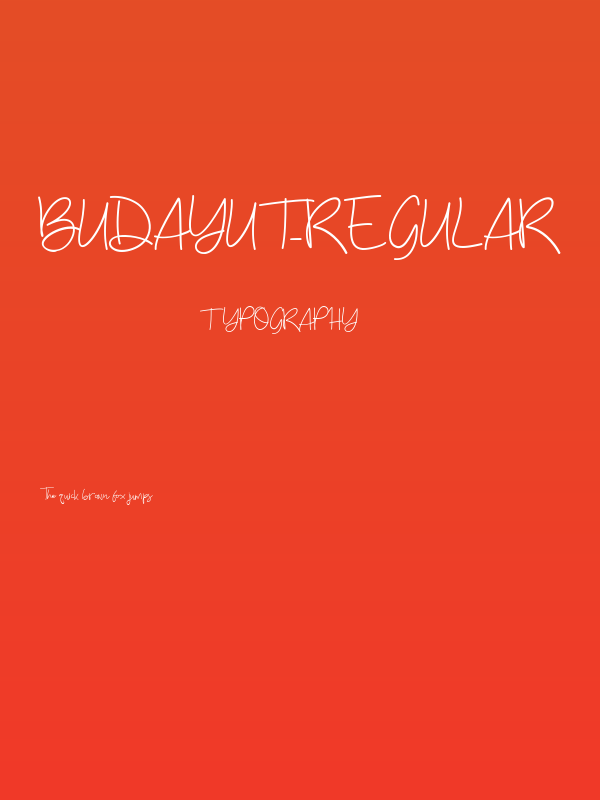 Budayut-Regular Poster