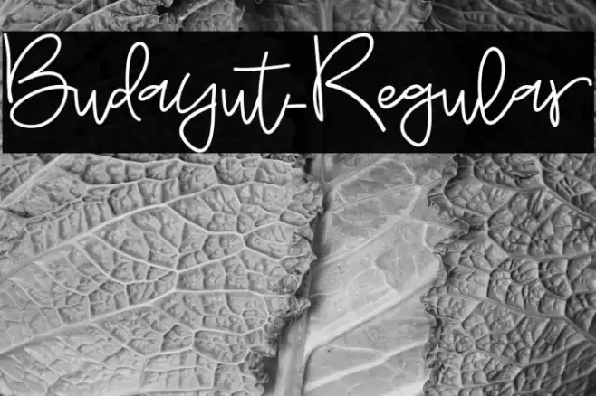 Budayut-Regular Font examples