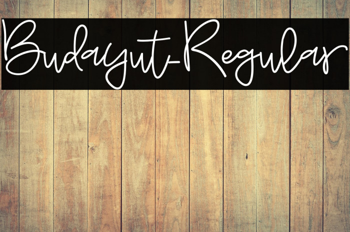 Budayut-Regular Example 3