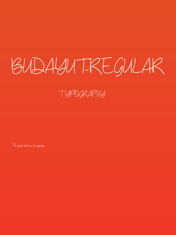 Budayut-Regular Poster