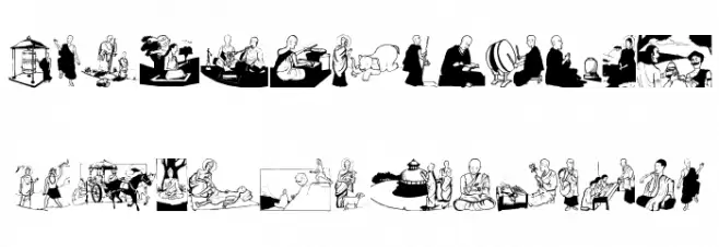 Buddhism 字体 大写