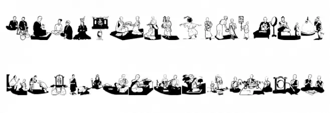Buddhism Caratteri MINUSCOLO