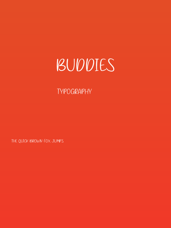 Buddies Poster