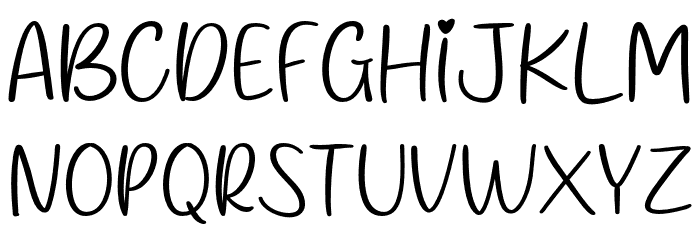 Buddies Font LOWERCASE