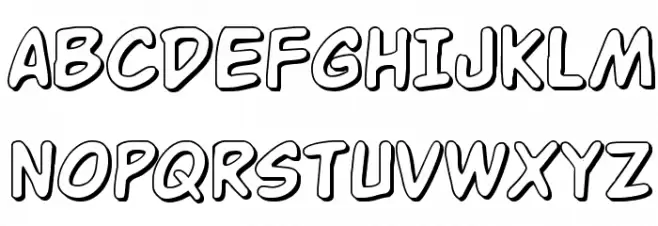 Buddy Champion 3D Font Litere mari