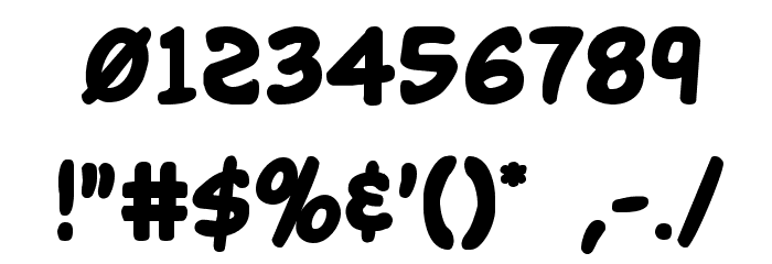 Buddy Champion Bold Font OTHER CHARS