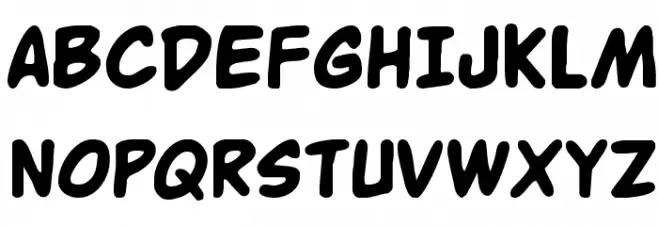 Buddy Champion Bold Font UPPERCASE
