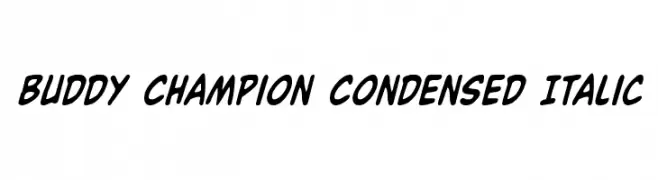 Buddy Champion Condensed Italic  لخطوط تنزيل