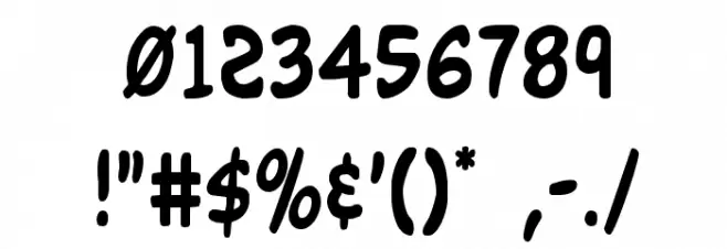 Buddy Champion Condensed Font OTHER CHARS